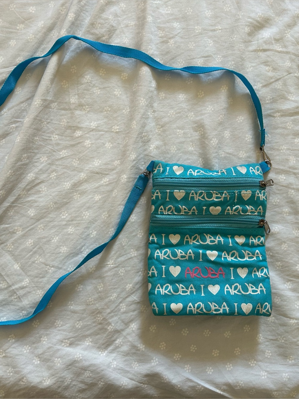 Y2K I love Aruba Crossbody Bag